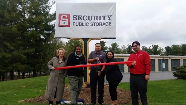 Security Public Storage Ribbon Cutting- Business Development Montgomery County MD